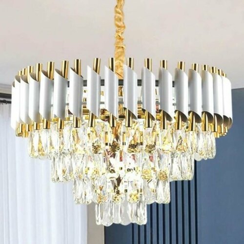 Люстра подвесная хрустальная с регулировкой высоты 99001-550(WTGD)