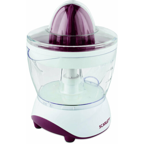 Соковыжималка цитрусовая Scarlett SC-JE50C06 25Вт рез сок700мл белыйкоричневый 310700₽
