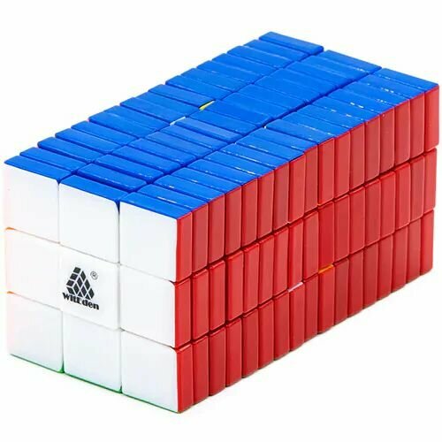 Кубик рубика / WitEden 3x3x17 I Цветной пластик / Игра головоломка witeden 3x3x4 cuboid magic cube 334 cubo magico professional speed neo cube puzzle kostka antistress toys for children