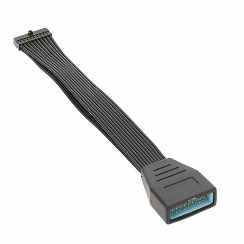 usb 3 0 20pin Удлинитель USB 3.0 15 см черный