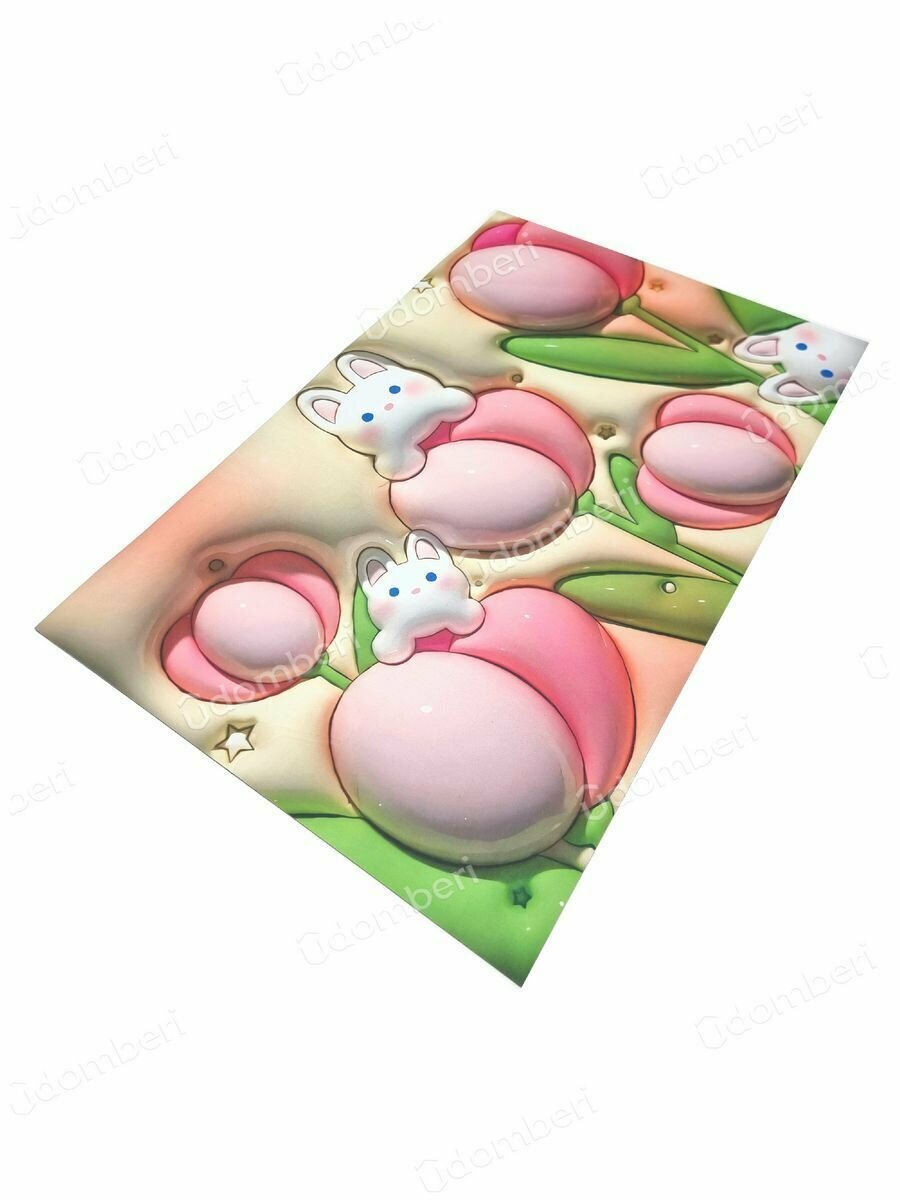 Коврик для ванной противоскользящий 50х80 быстросохнущий 3д — фото 1