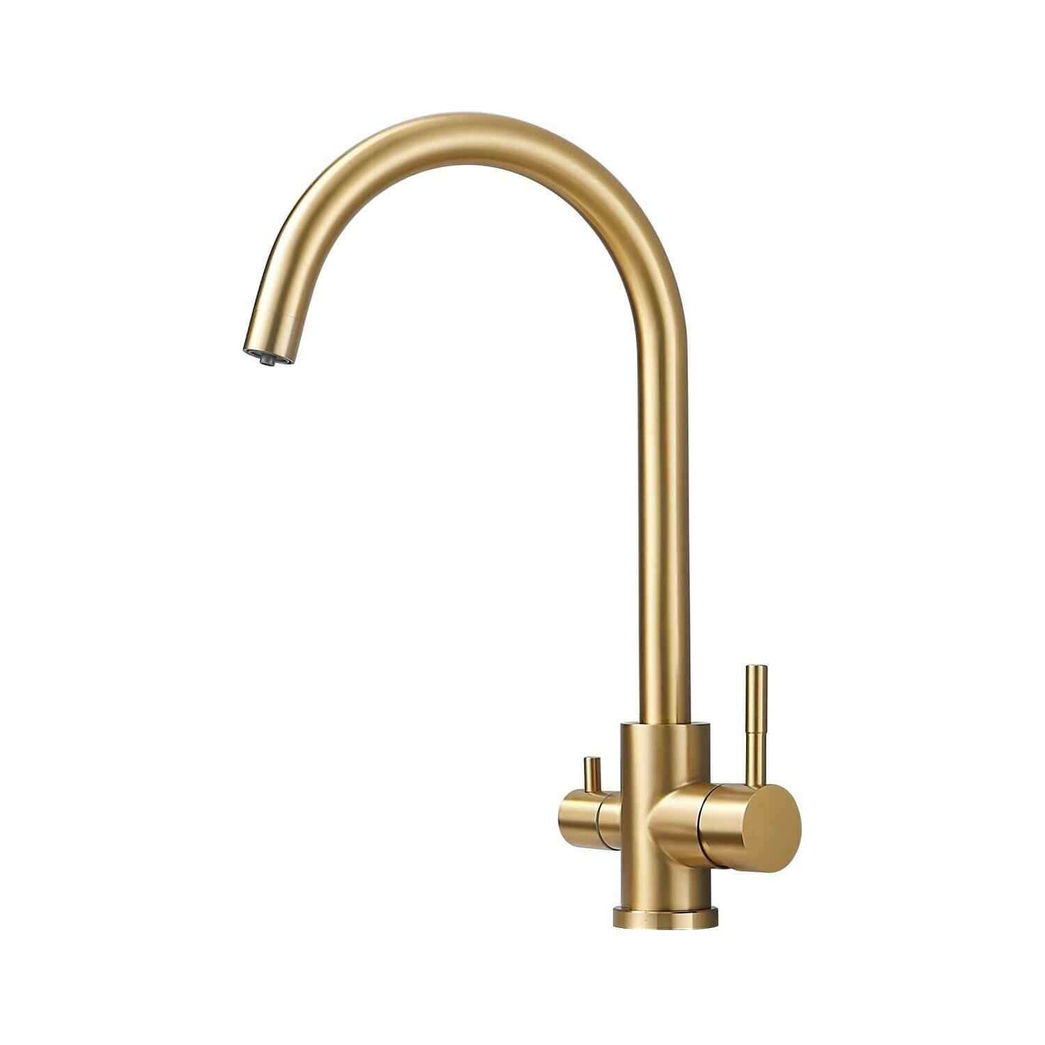 фото Смеситель для кухни Haiba HB76819-5 матовое золото