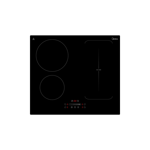 Варочная панель MIDEA Индукционная варочная поверхность MIDEA MIH65700F 3684400₽
