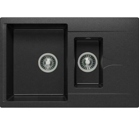 фото Кухонная мойка Polygran BRIG-770 Кремовый (N327)