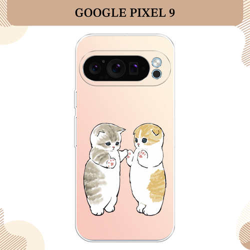 Силиконовый чехол Котята на Google Pixel 9 / Гугл Пиксель 9 силиконовый чехол на google pixel 9 гугл пиксель 9 бриллианты