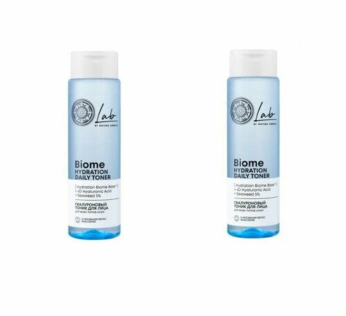 Natura Siberica Тоник для лица Lab Biome Hydration, Гиалуроновый, 250 мл, 2 шт