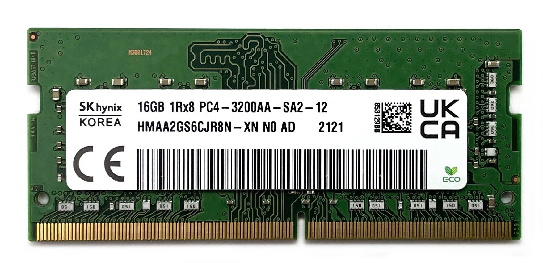 Оперативная память Hynix 8 ГБ DDR4 3200 МГц SODIMM CL22 HMAA1GS6CJR6N-XN