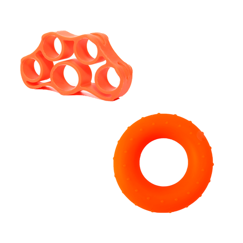 Набор эспандеров резиновых для кисти и пальцев рук оранжевый 390₽