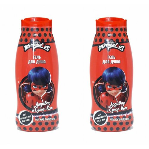 Miraculous Гель для душа Леди Баг и Супер Кот Детский 400мл 2 штуки 882₽