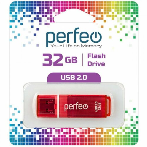 USB 2.0 накопитель C13 32GB Red