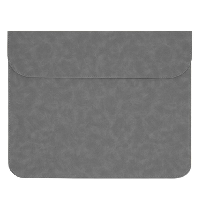 Чехол для MacBook Air 15 2023 - 2024 / Pro 15 2016 - 2018 Leather Eco Case Grey