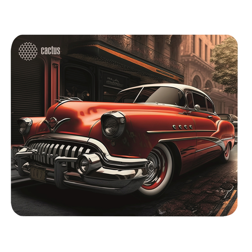 Коврик для мыши Cactus Red Car 300x250x2мм (CS-MP-P07M)