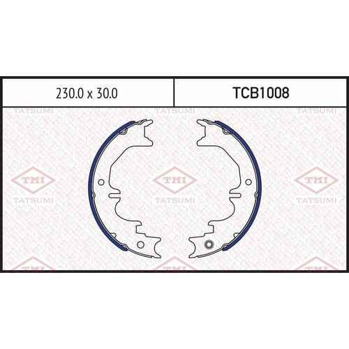 Колодки тормозные барабанные зад TMI TATSUMI TCB1008 4099₽