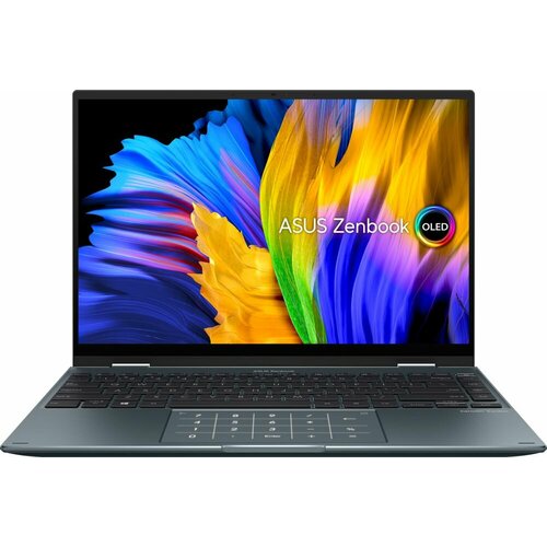 Ноутбук ASUS Zenbook 14 Flip UP5401ZA-KN012W Intel Core i5-12500H8GBSSD512GB1428K 2880x1800OLEDTouch90HzWin11Pine Grey 90NB0XL1-M002C0 9550000₽