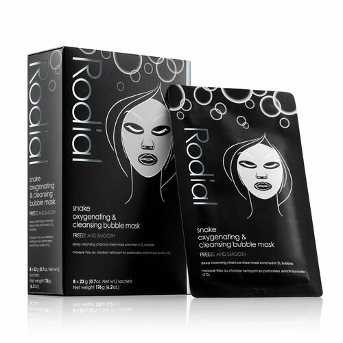RODIAL Набор пузырьковых масок для лица Snake Oxygenating Cleansing Bubble Sheet Mask 4 шт 11490₽