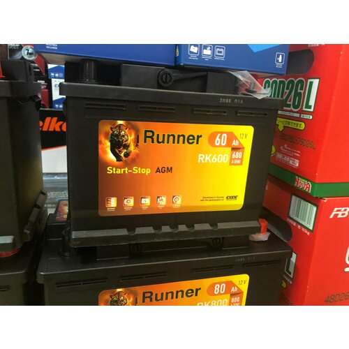 Аккумулятор Runner AGM 60Ач обратная полярность RK600