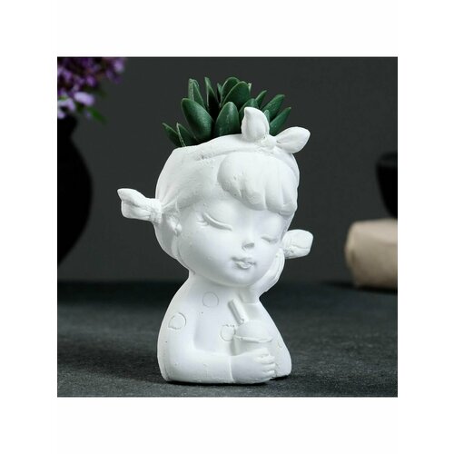 Кашпо - органайзер Спящая девочка белая 75х125105см 736₽