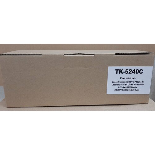 Картридж совместимый Compatible , Kyocera TK5240 EcoSys-P5026/M5526 3K , синий картридж superfine sf tk5240c для kyocera tk 5240c ecosys p5026 m5526 3k cyan