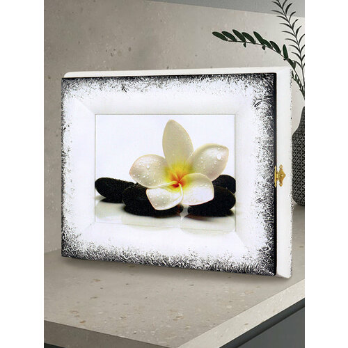 Ключница настенная закрытая деревянная 15х20 (24х29) Декарт мужская женская декор из дерева ручная работа в интерьер