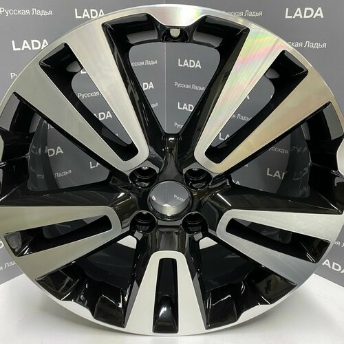 Колесный диск литой R17 Lada Vesta SW/Sedan Cross (оригинал) черный Black, 8450031855