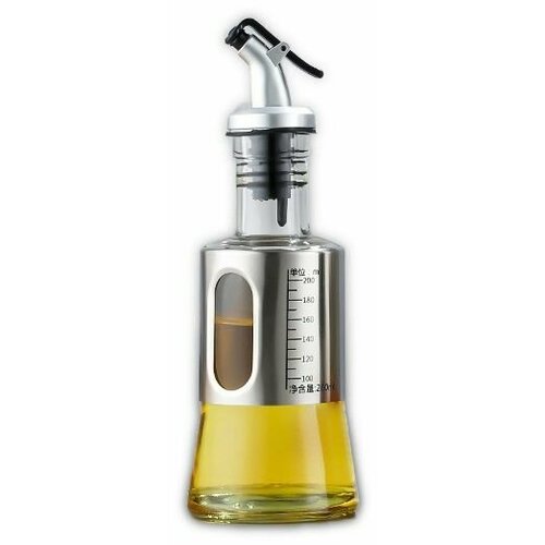 Бутылка для масла с дозатором Стеклянная емкость для уксуса и масла 200 мл 499₽