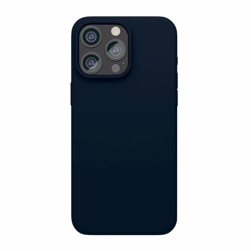 Чехол для смартфона vlp Aster Case с MagSafe для iPhone 15 Pro Max, темно-синий чехол для смартфона vlp aster case с magsafe для iphone 15 неоновый розовый