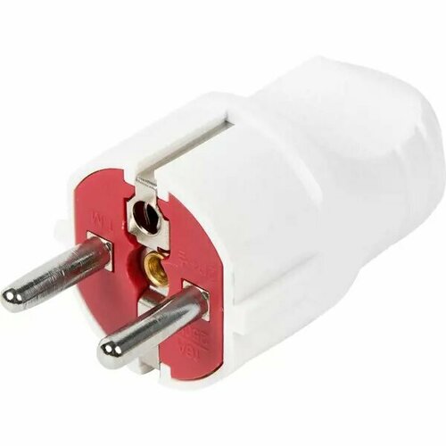 Вилка с заземлением UPS с заземлением цвет белый 599₽