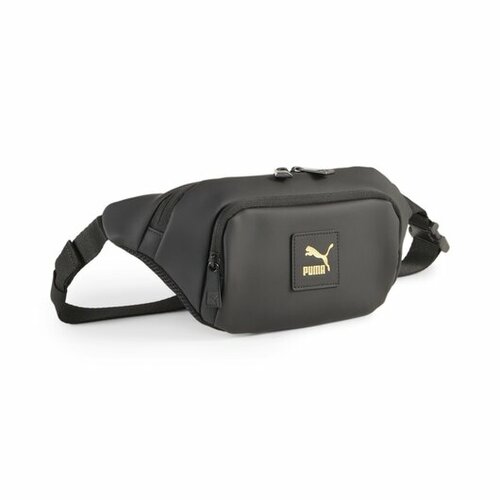 Сумка кросс-боди PUMA, фактура гладкая, черный 12pcs lot new fanny pack women belt bag pu leather waist bag laser bum bag women s waist packs