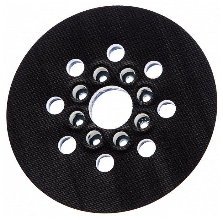 Подошва 125 (тарелка, круг) для орбитальной шлифмашины (Крепление 8 винтов) Bosch GЕХ 125-1 125 мм аналог 2608000352