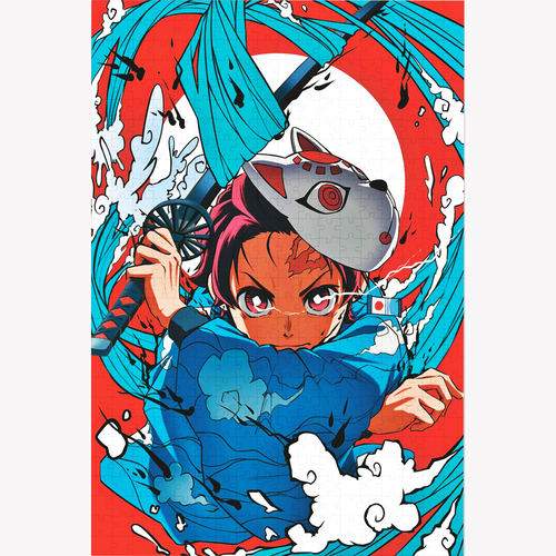 Пазл аниме Клинок рассекающий демонов - Танжиро классический 504 детали