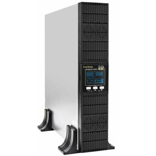 ИБП On-line ExeGate PowerExpert ULS-1000. LCD. AVR.6C13. USB. RS232. SNMP.2U