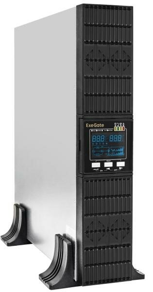 ИБП On-line ExeGate PowerExpert ULS-1000. LCD. AVR.6C13. USB. RS232. SNMP.2U