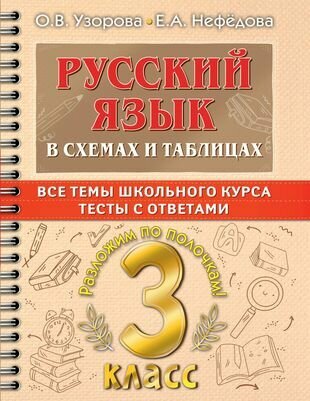 Русский язык в схемах и таблицах. Все темы школьного курса. Тесты с ответами: 3 класс