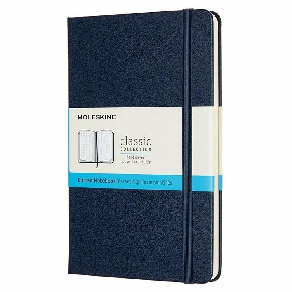 Блокнот Moleskine CLASSIC Medium 115x180мм 240стр. пунктир твердая обложка синий 6 шт./кор. - фото №12