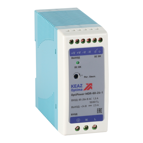 КЭАЗ Блок питания OptiPower MDR-60-24-1 284541 7 шт 38970₽
