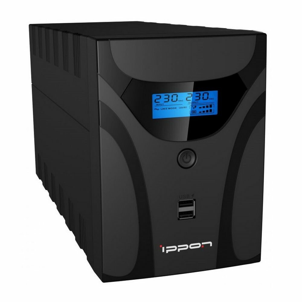 Источник бесперебойного питания Ippon Smart Power Pro II Euro 2200 1200W/2000WA (1029746) (804984)