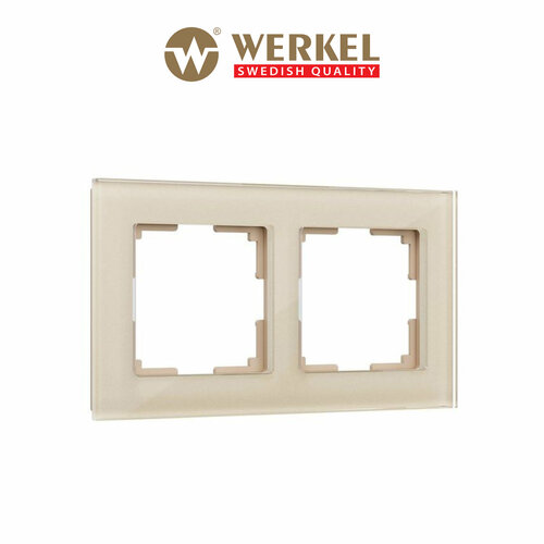 рамка werkel favorit пятиместная латте a058822 Рамка из стекла на 2 поста Werkel Favorit W0021111 шампань