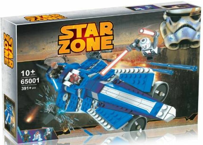 Конструктор Джедайский истребитель Энакина, 391 деталь / Совместимый со Star Wars Anakins Custom Jedi Starfighter 75087