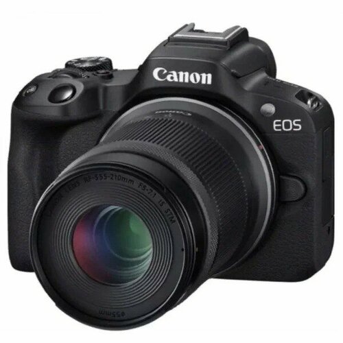 Фотоаппарат Canon EOS R50 KIT RF 55-210 STM цифровой фотоаппарат canon eos r6 kit rf 24 105mm f 4 7 1 is stm