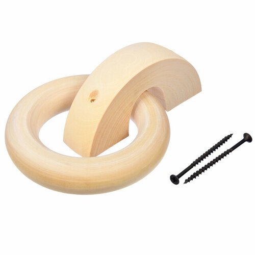 Ручка дверная Кольцо 115мм липа 1026₽