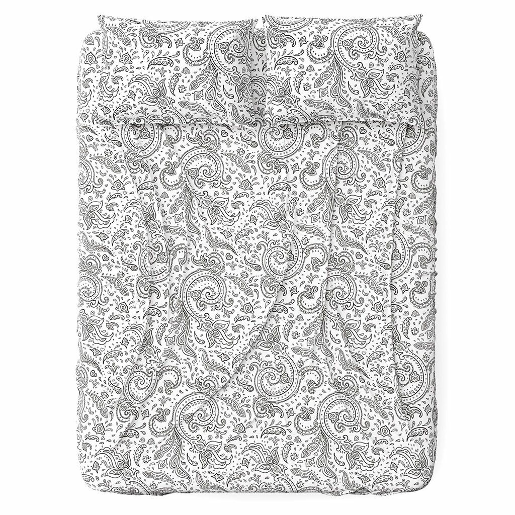 фото Простыня Турецкие огурцы, серый б/з