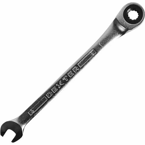 Ключ комбинированный с трещоткой Dexter HT205045 6 мм 1280₽