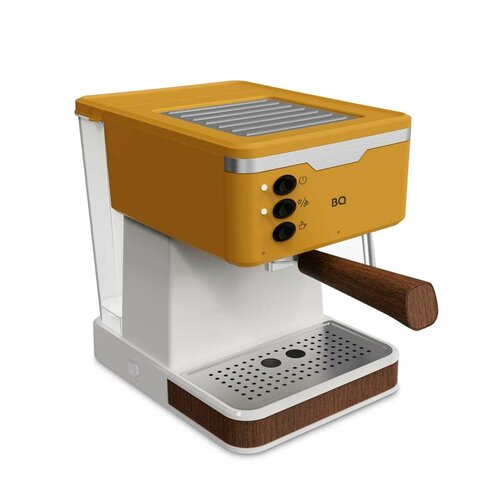 Кофеварка рожковая с капучинатором BQ CM2006 Желтая с подогревом чашек 850 Вт 20 бар 17л 8883₽