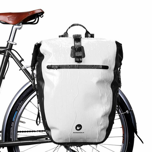 Rhinowalk Велосумка на багажник Rhinowalk 27L Waterproof Bike pannierbackpack Белый 6750₽