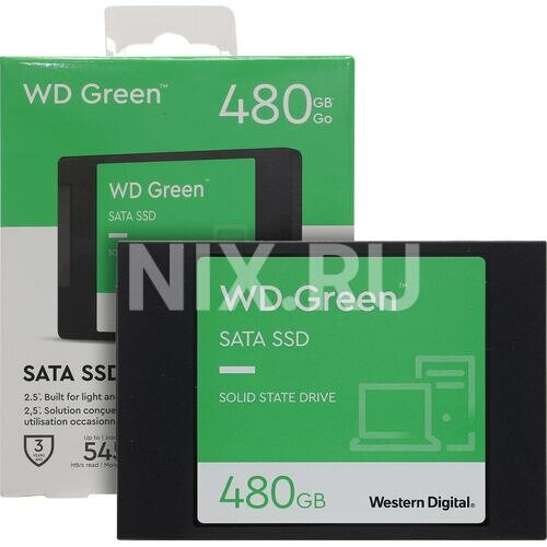 SSD Western digital Green 480 Гб WDS480G3G0A