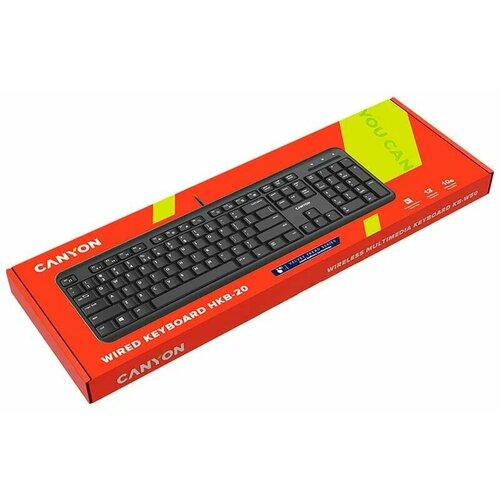 Беспроводная клавиатура Canyon CNS-HKBW05-RU черный 79900₽
