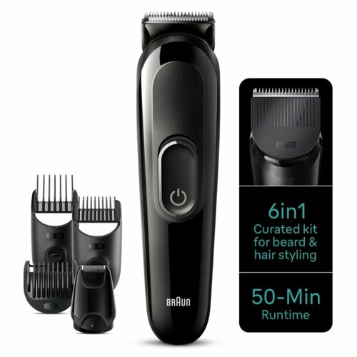 Триммер Braun MGK3420 / 4 в 1 / насадка для стайлинга / влажная очистка