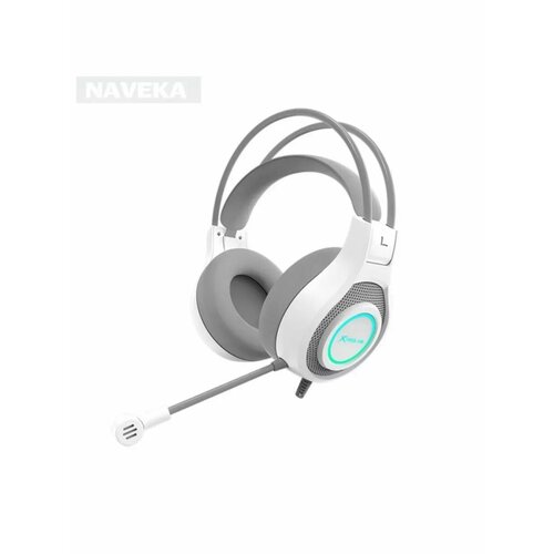 Наушники Xtrike Me GH-515W игровые полноразмерные подсвет 1799₽