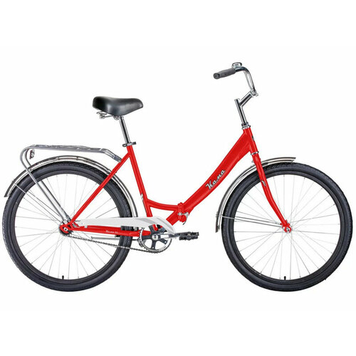 Складной велосипед Forward Кама 26 год 2024 цвет Красный-Серебристый ростовка 185 26324₽