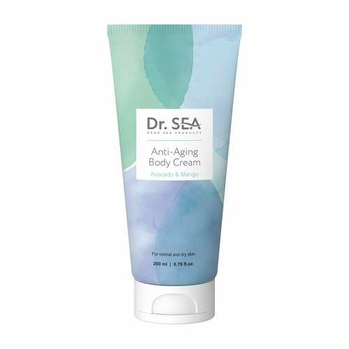 DR.SEA Крем для тела антивозрастной с маслом авокадо и экстрактом манго, 200 мл